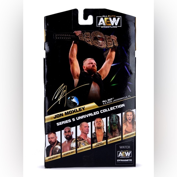 JON MOXLEY AEW Unrivaled Collection Series 5 #37 Action Figure 2021 - Picture 11 of 12